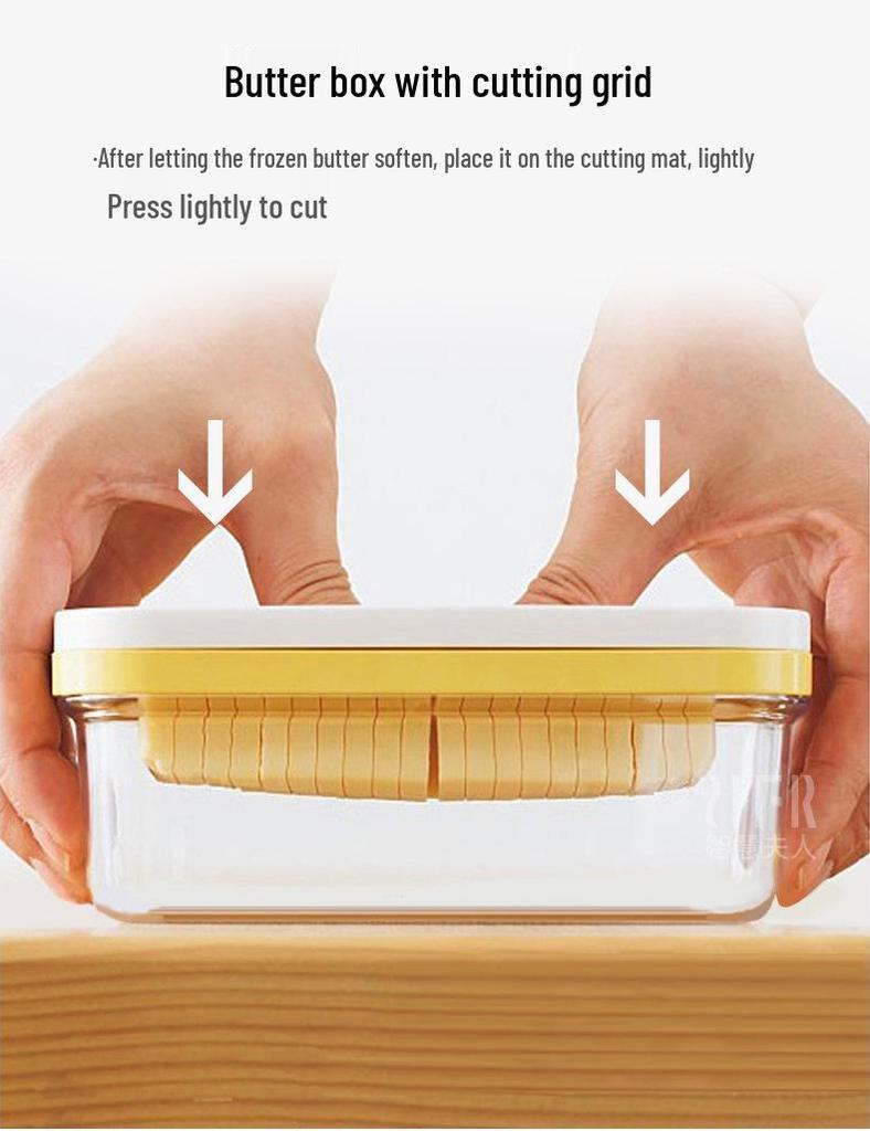 Rectangular Butter and Cheese Cutting Storage Box