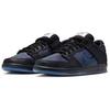 Nike x Bluetile Dunk SB Low top Skateboard Shoes Men's Black Blue IQ1323-001
