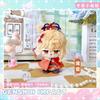 Genshin Impact Character Plush Doll Keychain Bag Pendant Anime Figure Toy Arlecchino Wriothesley Kinich Nefer Lauma Aino Jahoda