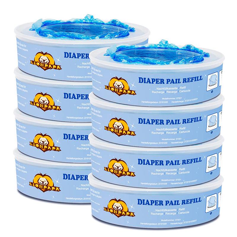 Genie-Compatible Diaper Pail Bags for Household Use