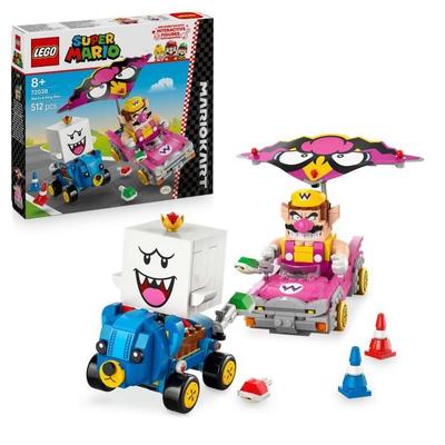 LEGO Super Mario 72038 Mario Kart – Wario and King Boo - Construction Set for Ages 8+