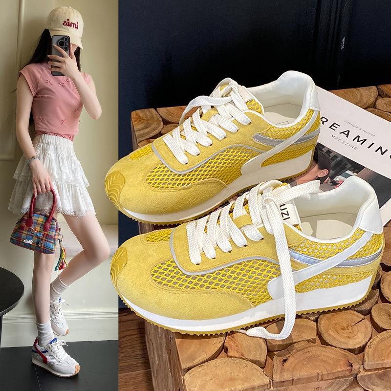 New Women's Sneakers Non-slip Wear-resistant Grip Casual Fashion Not Tired Feet Shock Absorption Arch Support Comfortable Mesh Breathable Shoes