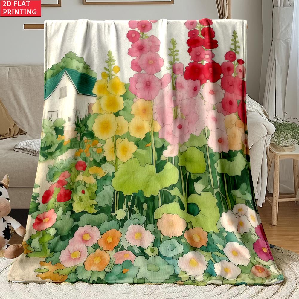 Animal Flannel Thin Blanket Custom Blanket Picnic Bed Sofa Blankets Family Bedroom Children's Room Napping Blankets Fluffy