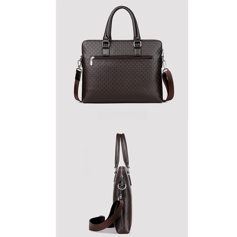 Men's Handbag Horizontal Business Briefcase Shoulder Messenger Bag