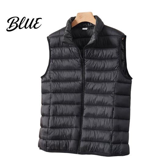 Gilet Piumino Casual Moda Capospalla Leggero Trapuntato Vestibilità Slim per Donna Giacca Senza Maniche Zip