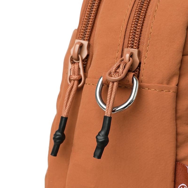 Small Square Bag Women's Travel Shoulder Bag Solid Color Crossbody Bag Water-Repellent Nylon Bag