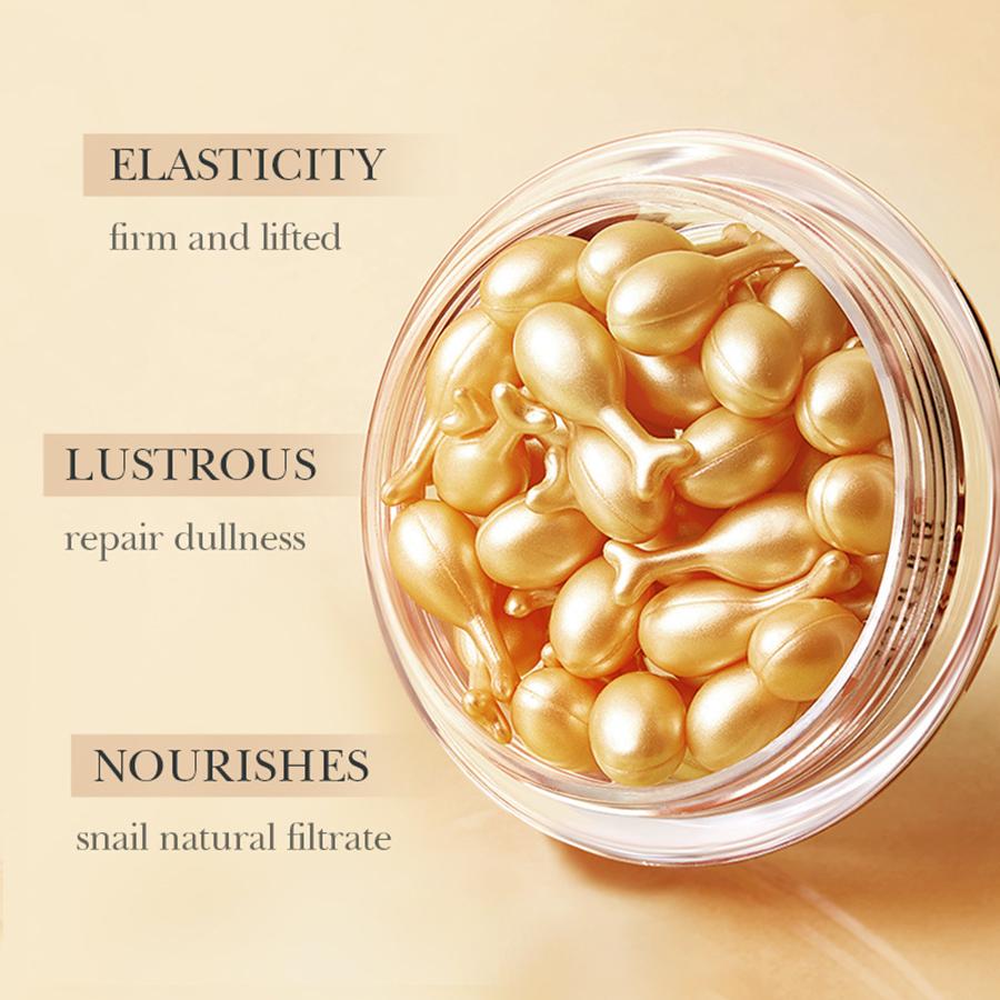 Anti-wrinkle and Anti-aging Capsule Essence Snail Rose Hydrating Essence Cream