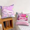 Cute P-Pepoyo Artist Producer Cushion Cover Silky Short Plush Invisible Zipper Dustproof Sofa Pillow Case For Home Decor