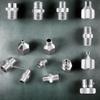 1Pc Airbrush Adaptor Fitting Accessories Replacement Part Coupling Connector Tool For Compressor And Air Brush Hose