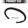 Secure Teeth Grip Hairband With Braided Design For Daily Skincare Workouts And Makeup Flyaway Control Stay In Place
