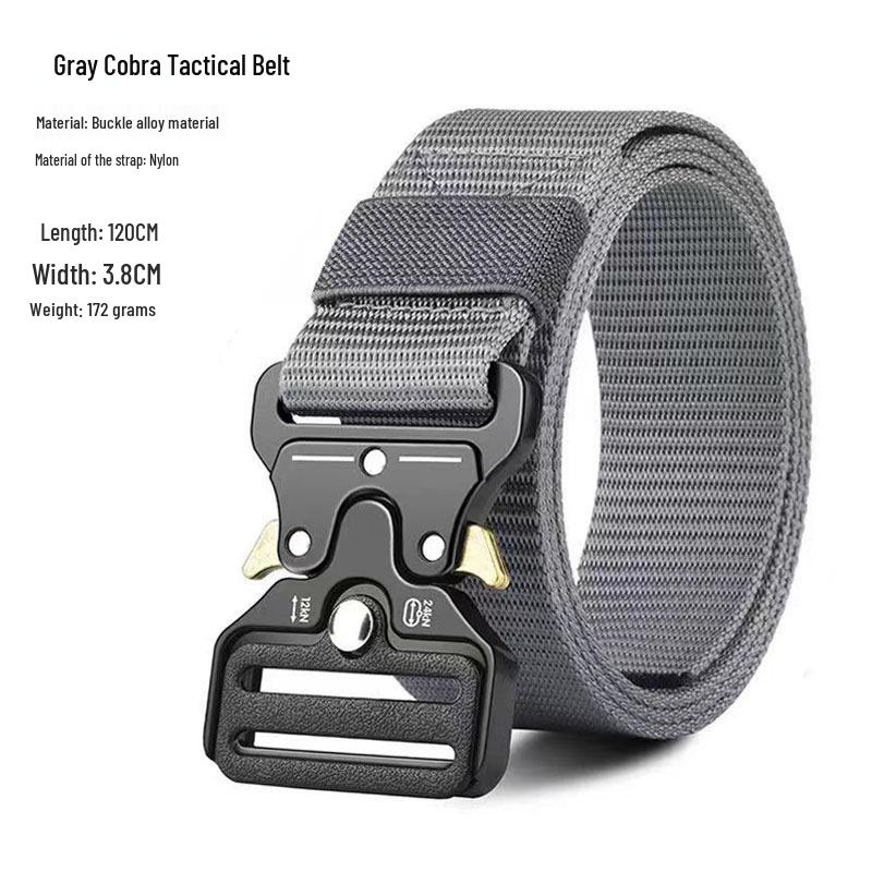 

Cobra Tactical Alloy Buckle Belt for Men s Military & Outdoor Training 125cm (172g)