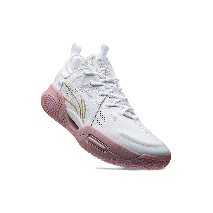 Li Ning All City 9 Leather Synthetic Shock Absorption Non-Slip Wear-Resistant Breathable Support Rebound Low-Top Basketball Shoes ABAR077-3