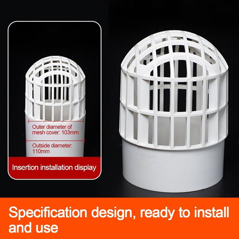 Anti-blocking Roof Floor Drain Plastic Gutter Protection Filter  Drainage Plumbing Fitting