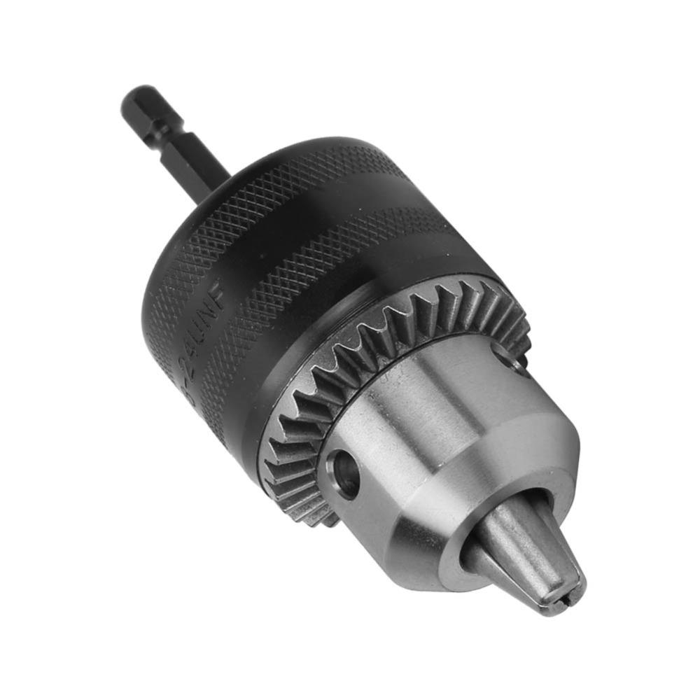 1.5-13mm Capacity Drill Chuck Tool Kit 3/8-24UNF Thread Drill Chuck Adapter For Hand Drills