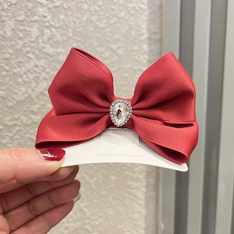 

Children s 3D Bow Rhinestone Hair Clip for Girls