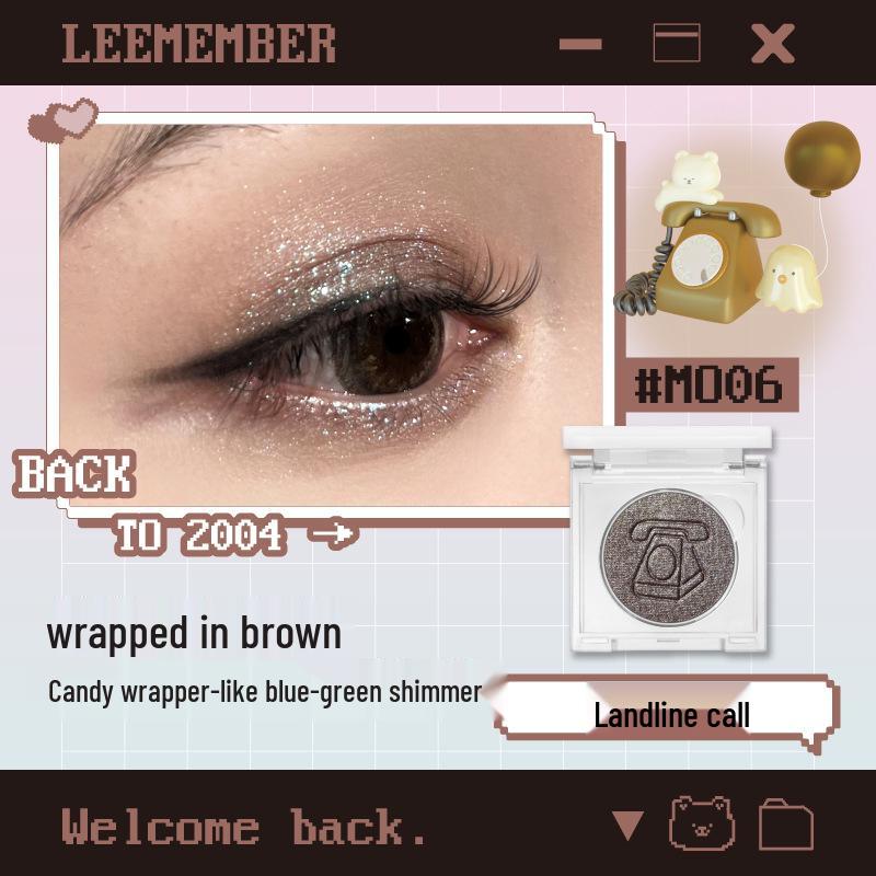 Lychee Meng Bear Dreamcore Lemon Hard Candy Shimmer Eyeshadow and Multi-Use Highlighter.