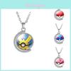 Unikátní oboustranný otočný přívěsek s Pokémony na řetízku Módní šperk 2023