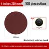 4-inch Stainless Steel Flocked Sandpaper Disc for Drill and Grinder Polishing.