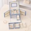 Leather Jewelry Organizer Box With Three Drawers For Wedding Gifts And Travel Souvenirs