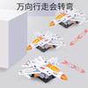Electric Cool Deformation Combat Aircraft Universal Walking Music Lights Automatic Deformation Aircraft Toys