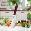 WXCOO 1-3pcs Professional Chef Knife Multi-Purpose Kitchen for Meat Fish Fruits Ultra Sharp Blade Stainless Steel Wooden Handle