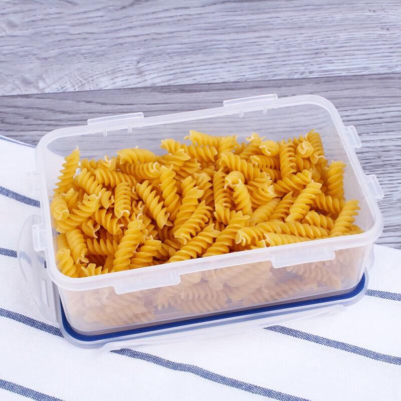 LocknLock HPL817S002 Zestaw 4 plastikowych pojemników na żywność