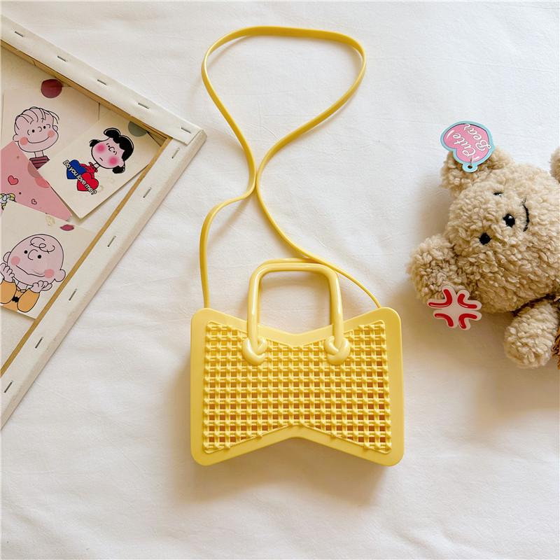 2025 Woven Butterfly Jelly Bag: Cute Children's Mini Beach & Coin Purse
