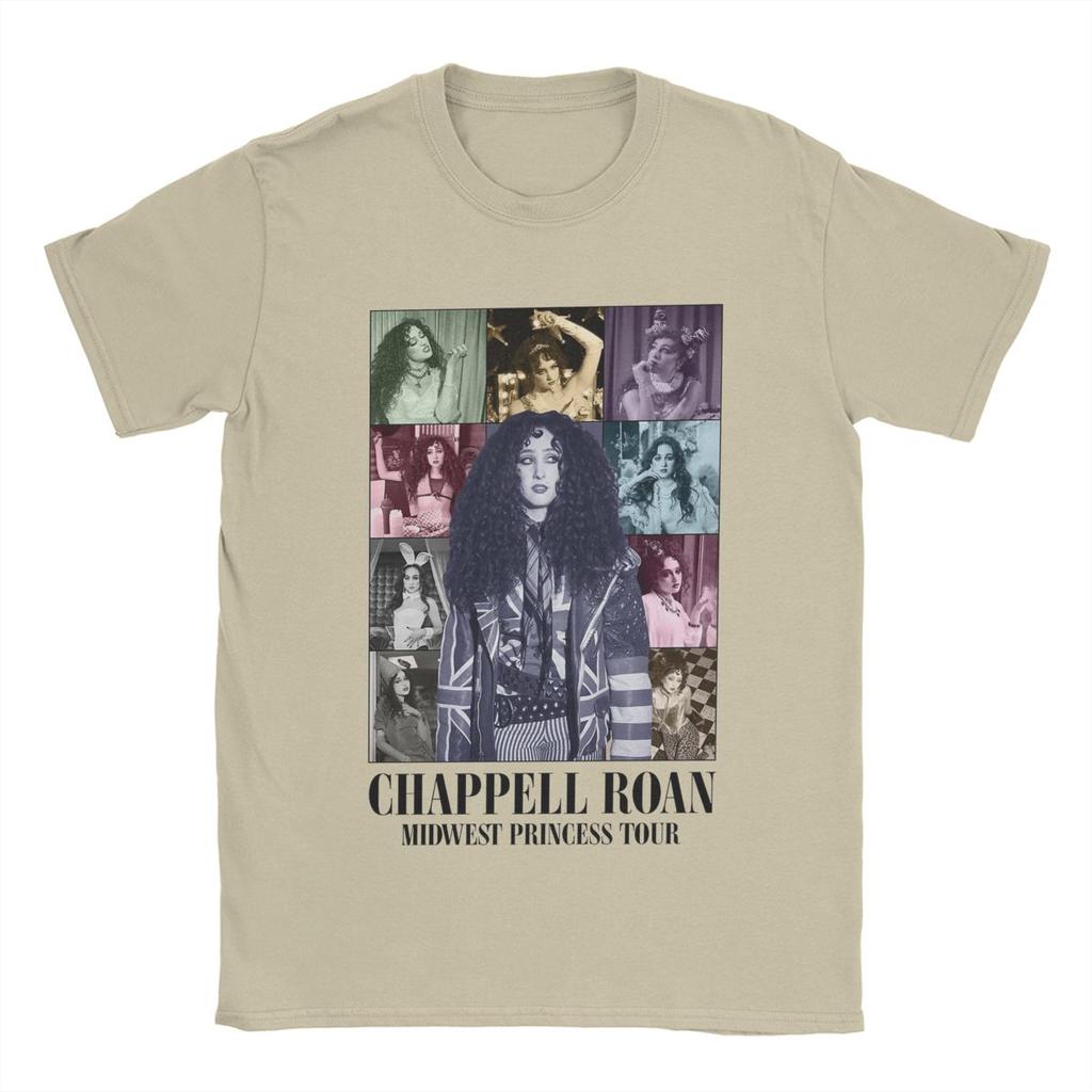 Chappell Roan Tričko The Eras Tour Merch Pánské Dámské Čistá Bavlna Vintage Tričko Krátký Rukáv Oblečení Nápad na Dárek