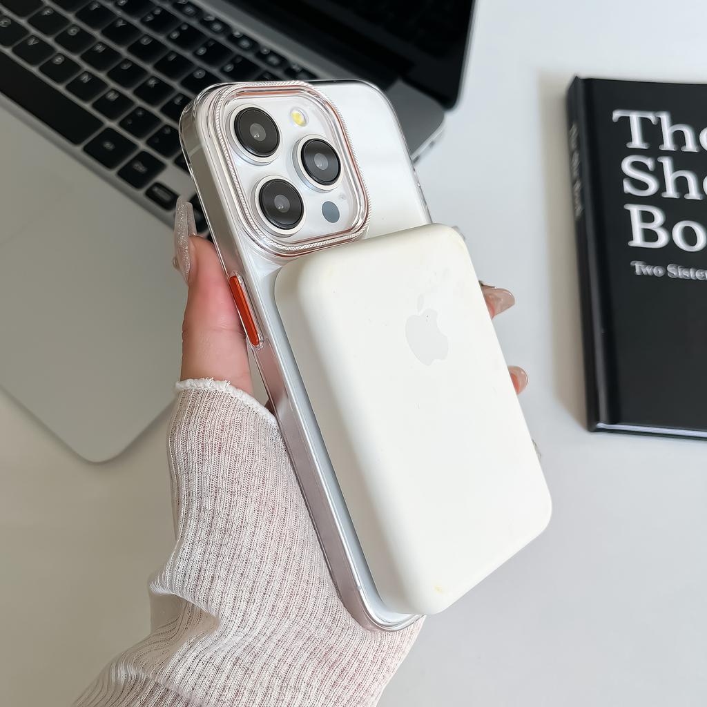 Simple and Transparent Suitable for Apple 16promax Magnetic Phone Case IPhone 15 Disassembly Lens 14 Anti Fall Protection