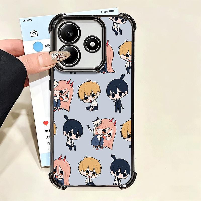 Süßes CSM Anime Charakter Weiches Handyhülle Für Xiaomi Poco X7 X8 Pro Max X6 X5 X3 F8 Ultra F7 M8 M7 M5S Redmi 15C 15A 15 14C 13C 1