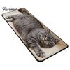 Washable Bathroom Mat Cute Cat Shape Rug, 3D Simulation Modeling, Soft Imitation Decorative Decor Cashmere Absorbent Floor Mat, Non-slip for