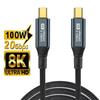111W PD USB C 1.1 Gen 1 Male to Female Extension Cable 11Gbps 1A Fast Charging Data Cord for Laptop iPhone 16 17 Samsung Xiaomi