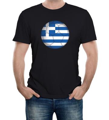 Mens Greece Football Supporter T-Shirt World Cup Euros Copa America Country
