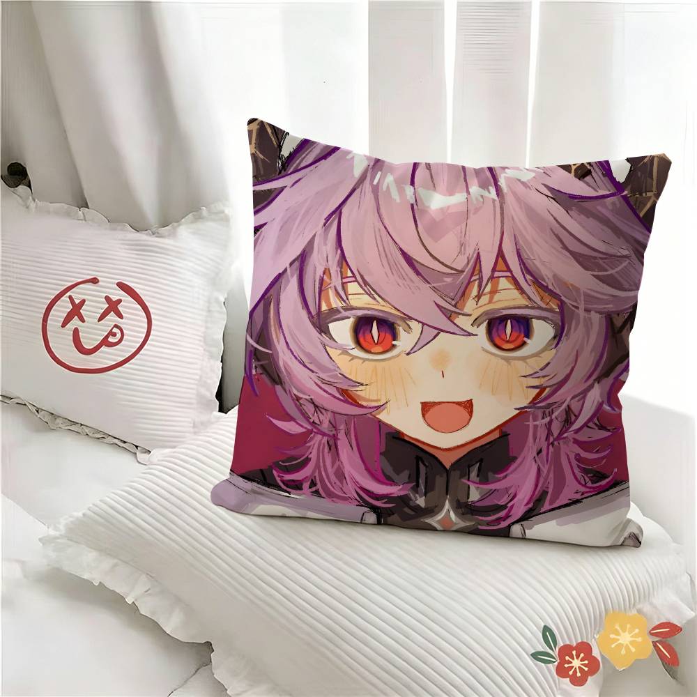 pc Genshin Impact Durin Pillow Case Fashion Square Pillowcase Bedroom Sofa Room Ins Decoration Leisure