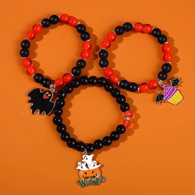 Halloween Stacking Soft Pottery Bracelets Hot-selling Beaded 1011 New Bracelets, Fun and Funny Hand Accessories