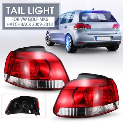 1Pcs Car Outter Tail Light For VW Golf Mk6 Golf 6 Hatchback 2009-2013 Taillights Rear Reverse Driving Side Lamp Without Bulbs