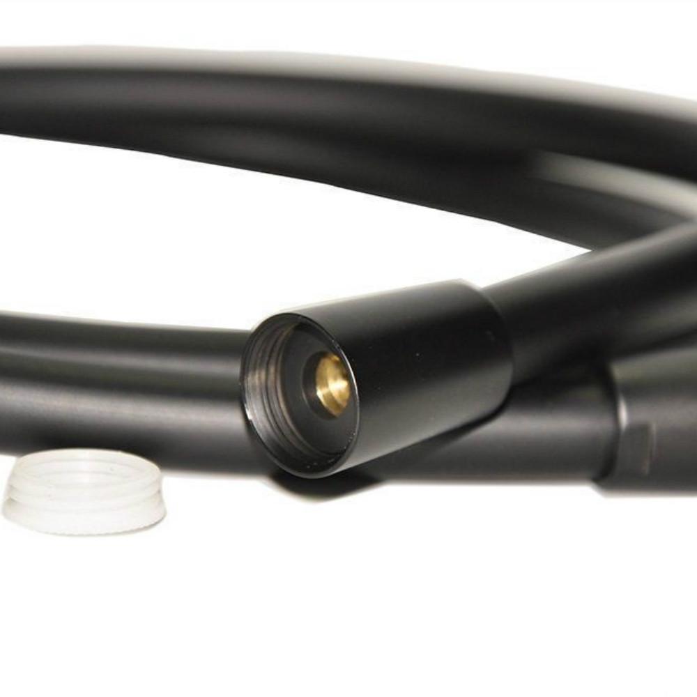 Black Color PVC Material Shower Plumbing Hose 1.5 Meter Length High Quality Pipe Shower Accessories