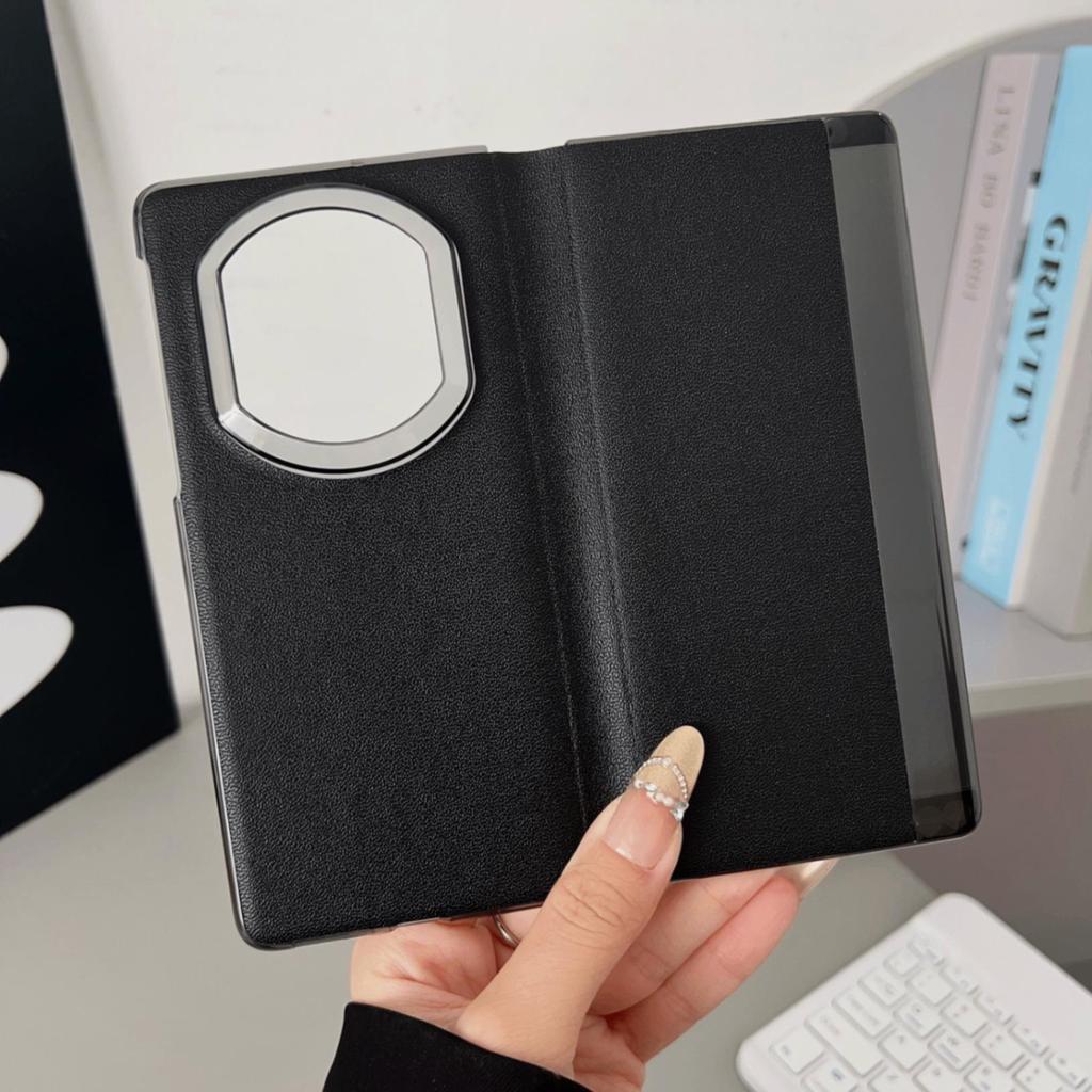 Huawei Mate X7 Leather Case: Full Coverage, Drop Protection, Magnetic Folding, Solid Color