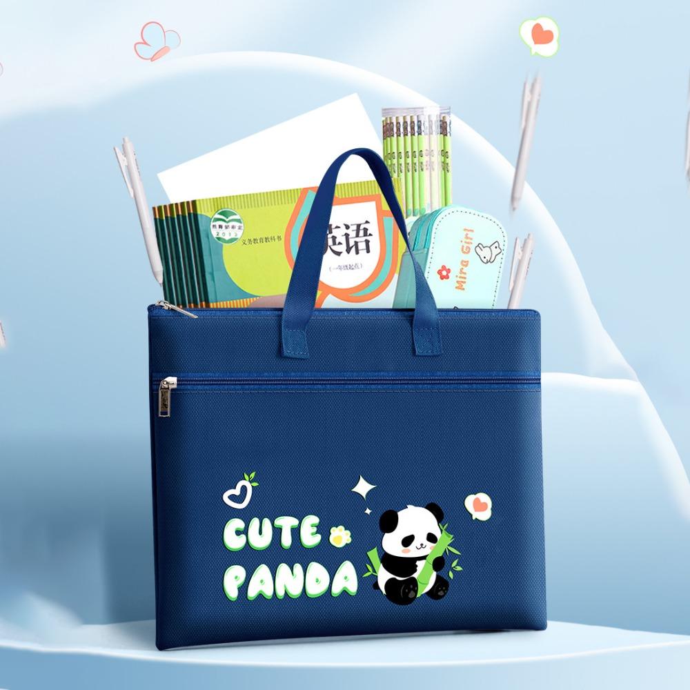 

Сумка Panda Учебная сумка Большой вместимости Мультфильм А4 Сумка для файлов Учебный класс