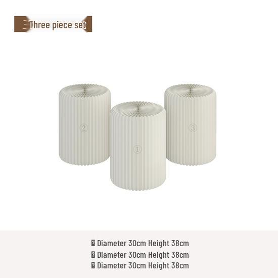 Creative Foldable Cylindrical Display Rack and Wedding Ornament Stand