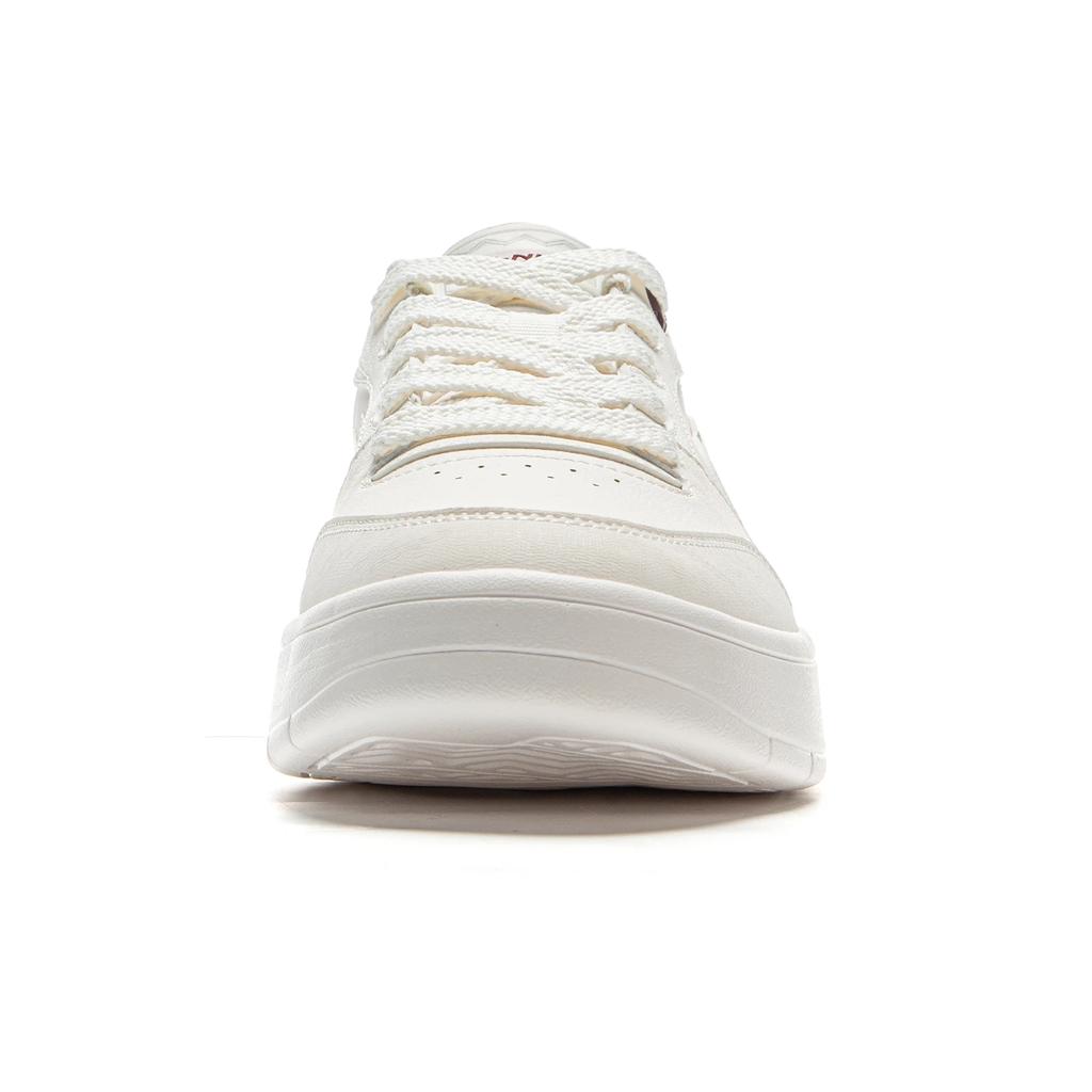 New LiNing Yuanbao V3 Anti Slip Wear Resistant Low Top Skateboard Shoes Men's White Beige AGCV107-2
