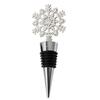 1pc Stainless Steel Red Wine Bottle Stopper, Snowflake Shaped Metal Bottle Stopper, Bar Accessory