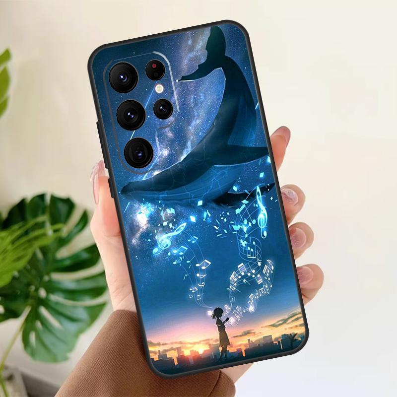 Flying Whale Magical Soft Case For Samsung Galaxy S21 S22 S23 S24 S25 Ultra S9 S10 Plus S20 FE S24 FE Phone Cover