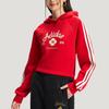 adidas Women NYR Hoody Sweat Regular Fit Hooded Pullover CNY Red White KH2694