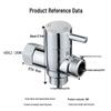 Quick-Open 1-In-2-Out Shower Diverter Valve