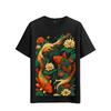 Tshirt Muscle Freaks Peces Koi Estilo Acuático Arte Floral