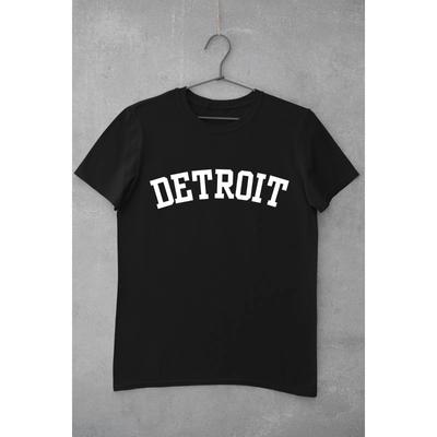Detroit Michigan T-Shirt, Motorcity, MI SCHWARZ