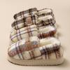 Slippers autumn and winter thickened cotton slippers bag heel thick bottom home indoor velvet warm wool slippers