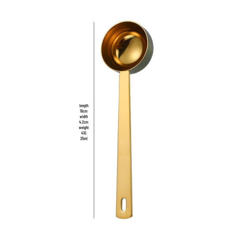 304 Stainless Steel Measuring Spoons 5ml-30ml, Long Handle for Coffee, Milk Powder, and Baking