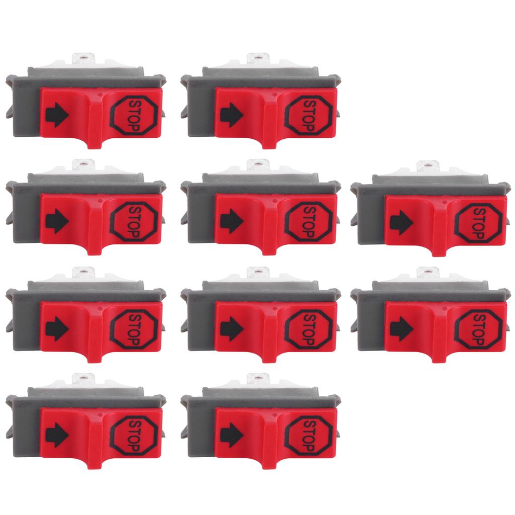 10Pcs On Off Stop Switch for Husqvarna 137 142 36 41 42 136 50 51 55 61 141 266 268 272 281 288